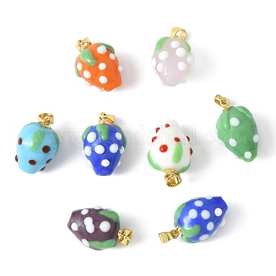 8шт подвески ручной работы лэмпворк LAMP-FS0001-52A-1