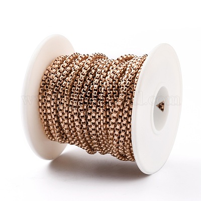 Ионное покрытие (ip) 304 нержавеющая сталь коробчатые цепи CHS-B001-01RG-1