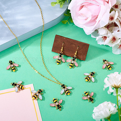 20шт 2 цвета сплава эмалевые подвески FIND-TA0008-02-1