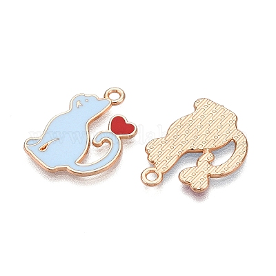 Подвески из эмали и сплава ENAM-T020-59D-1