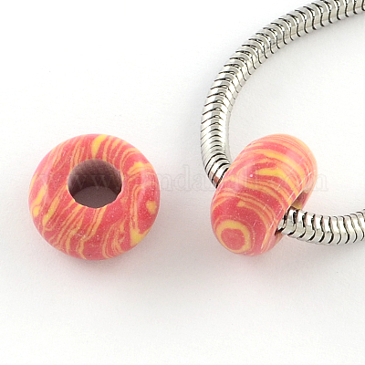 Синтетический малахитовый камень европейский бисер SPDL-R001-11-1