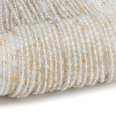 Бусины из натурального белого топаза G-RM241221-C21-1