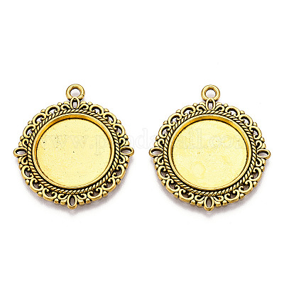 Сеттинги для кабошонов или кулона TIBE-T003-08AG-RS-1