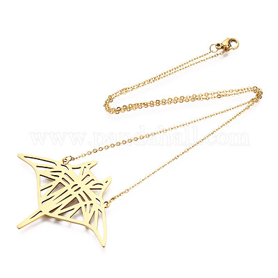 201 подвеска из нержавеющей стали NJEW-T009-JN071-2-40-1