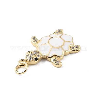 Стойки обшивки латунь микро проложить Циркон подвеску KK-C021-01G-04-1