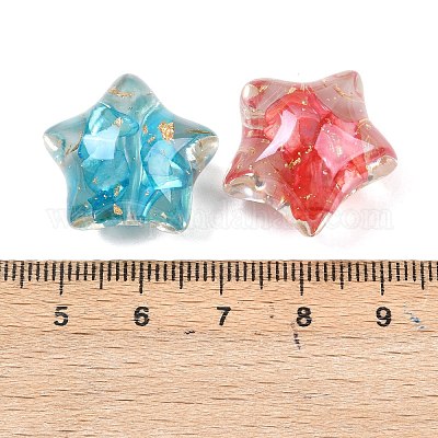 Прозрачные бисеры из смолы RESI-P046-16A-M-1