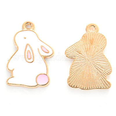 Подвески из эмали и сплава ENAM-R059-12-RS-1