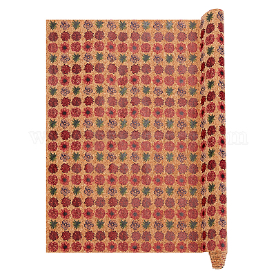 Ткань из искусственной кожи с тиснением DIY-WH0043-95B-1