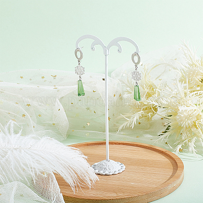 40 шт. 4 шт. фурнитура для сережек-гвоздиков из нержавеющей стали 201 STAS-DC0009-81-1