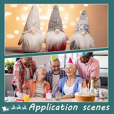 Костюм бороды гнома из искусственной шерсти DIY-WH0188-94A-1