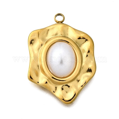 Подвески из пластикового жемчуга STAS-Q360-03K-G-1