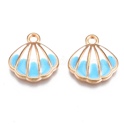 Подвески из эмали и сплава ENAM-Q446-001A-RS-1