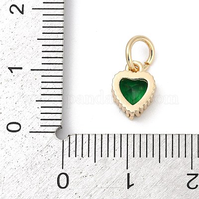 Латунные микро проложить кубического циркония подвески KK-H204-01KCG-06-1