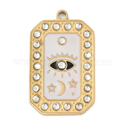 Подвески из нержавеющей стали 304 с эмалью STAS-I325-003G-1