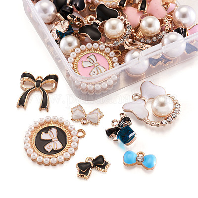 Подвески из эмали и сплава ENAM-TA0002-10-1