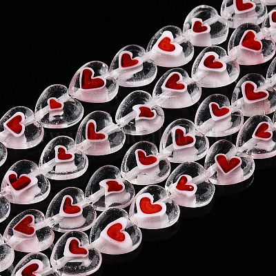 Бусы лэмпворк ручной работы LAMP-R139-04C-1