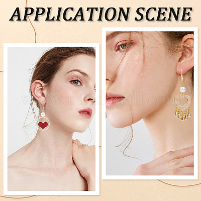 2 цвет фурнитура для сережек из нержавеющей стали 304 STAS-SP0001-08A-1