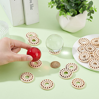 Деревянные выставочные витрины хрустальной сферы WOOD-UN0001-18A-1