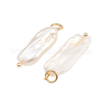 Барочные подвески из натурального жемчуга кеши PALLOY-JF04389-02-1