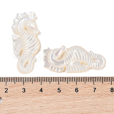 Резные подвески из натуральных белых ракушек SSHEL-C012-05-1