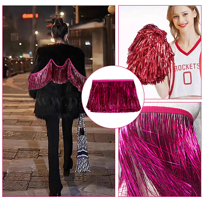 Отделка бахромой из полиэстера OCOR-WH0082-207B-1-1