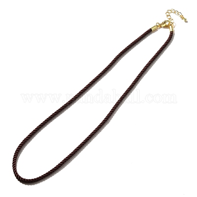 Изготовление ожерелья из нейлонового миланского шнура MAK-M028-01G-20-1