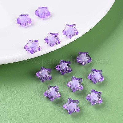 Прозрачные акриловые бусины TACR-S152-01A-746-1