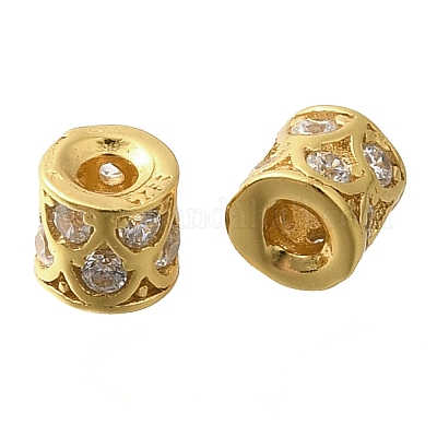 925 серебряная бусина-прокладка с микропаве и кубическим цирконием STER-U006-16G-1