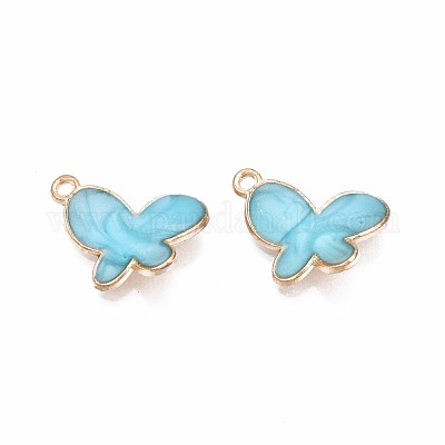 Подвески из эмали и сплава ENAM-S121-171B-RS-1