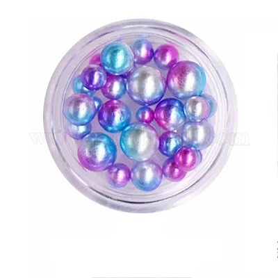 Абс пластмасса имитация жемчужина украшения для ногтей MRMJ-T010-072G-1