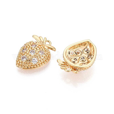 Латунные микро проложить кубического циркония подвески KK-T074-81G-1