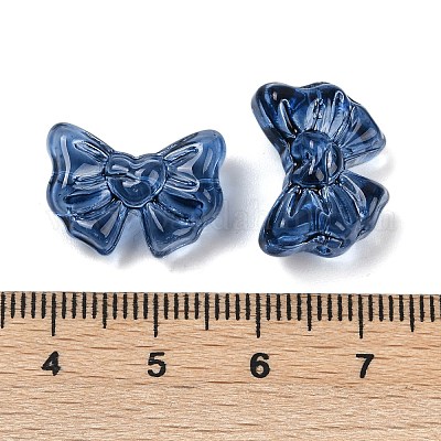 Прозрачные стеклянные бусины DGLA-E004-10I-1