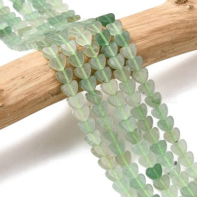 Естественный зеленый авантюрин бисер нитей G-A272-A01-34-1