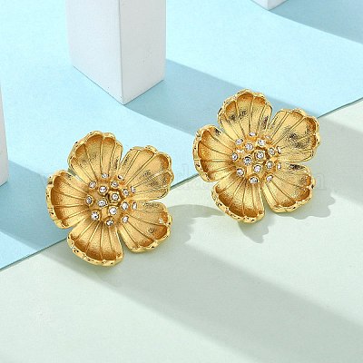 Серьги-гвоздики из нержавеющей стали 304 EJEW-Z084-04G-1