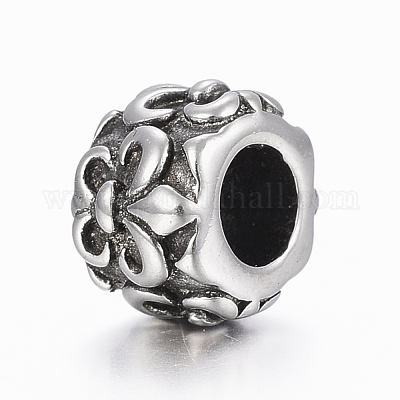 Европейские бусины из хирургической нержавеющей стали 316 STAS-G153-48AS-1