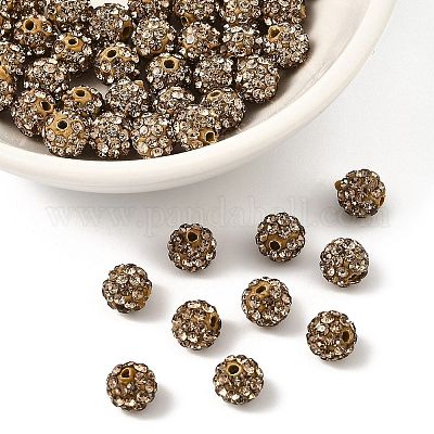 Бусины со стразами&nbsp;RB-H284-6MM-246-1