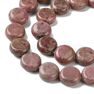 Природные родонит бисер нитей G-K365-A02-01-1