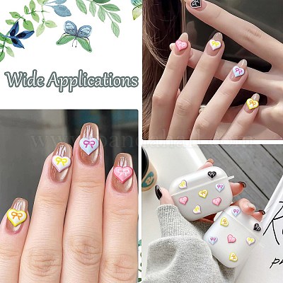 Кабошоны из смолы 100шт 5 цветов&nbsp;MRMJ-CJ0001-31-1