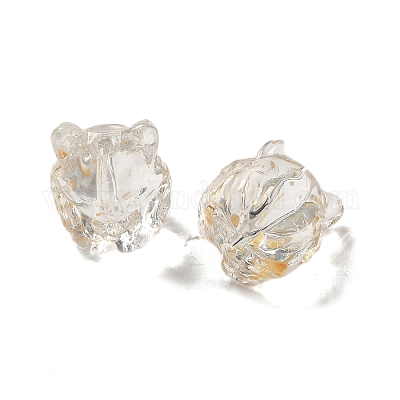 Прозрачные стеклянные бусины&nbsp;GLAA-D025-06F-1