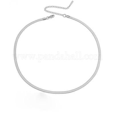 Ожерелья из нержавеющей стали 304 в виде змеи для женщин&nbsp;WG80FEF-39-1