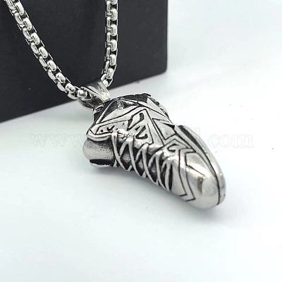 Ожерелья из нержавеющей стали с подвеской в виде спортивной обуви для мужчин PX8427-1