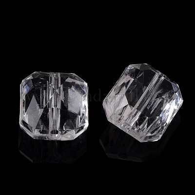 Прозрачные акриловые бусины&nbsp;TACR-524-01-1