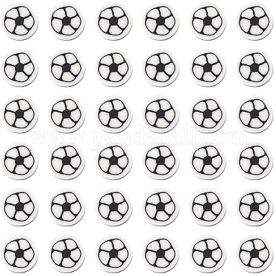 5 нить бусин ручной работы из полимерной глины CLAY-SC0002-44-1