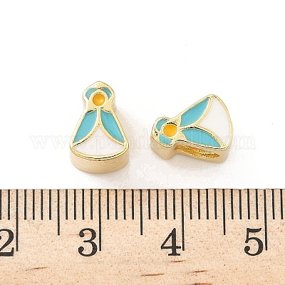 Латунь эмаль европейские шарики KK-B141-28G-1