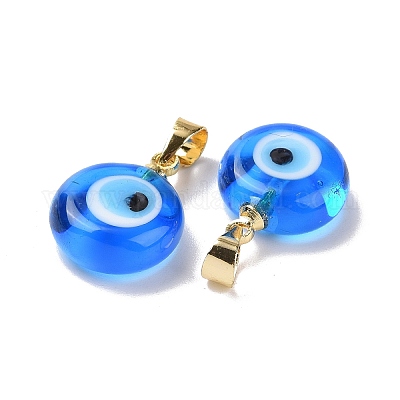 Подвески с наручным глазом ручной работы LAMP-P057-01G-1