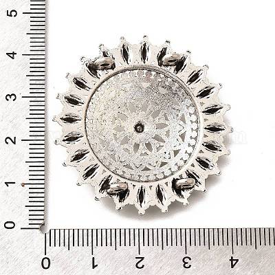 Тибетский стиль сплава цветок многожильных соединения PALLOY-D291-01AS-02-1