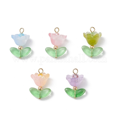 5шт подвески ручной работы лэмпворк PALLOY-TA00310-1