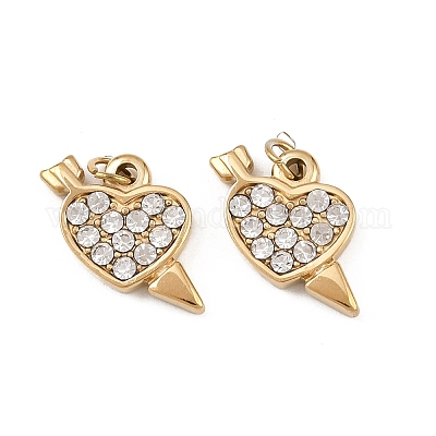 Нержавеющая сталь 304 с подвесками из прозрачного кубического циркония STAS-G364-03G-1