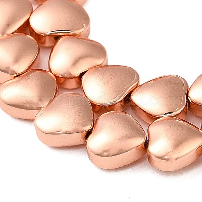 Стеклянные бусины с гальваническим покрытием  EGLA-H109-12-02-1