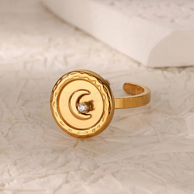 Регулируемые манжеты из нержавеющей стали 304 со стразами FS-WG613D1-04-1